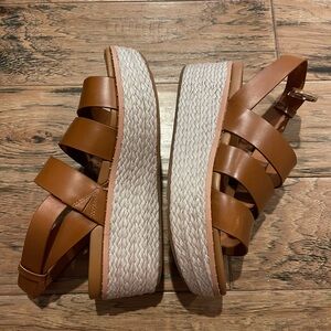 Fitflop Brown Platform Espadrilles